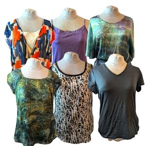 Lot of 6 size XL shirts EUC